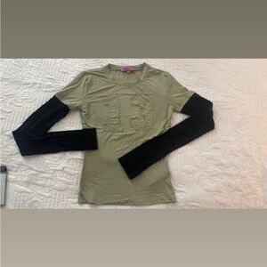 Edikted Olive Streetwear Edgy T-Shirt